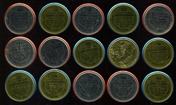 1964 Topps Coins 15 Different All-Stars