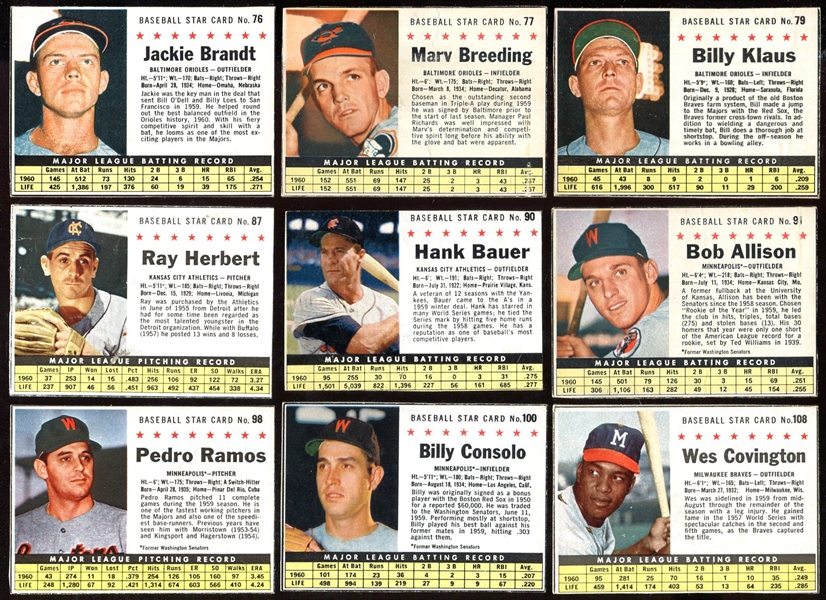 1961 Post Cereal 19 Different Nicer Condition