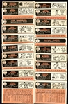 1966 Topps 20 Different Ex-Exmt