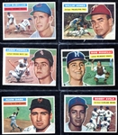 1956 Topps 25 Different Nicer Condition Cards
