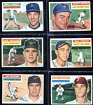 1956 Topps 25 Different Nicer Condition Cards