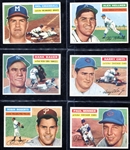 1956 Topps 25 Different Nicer Condition Cards