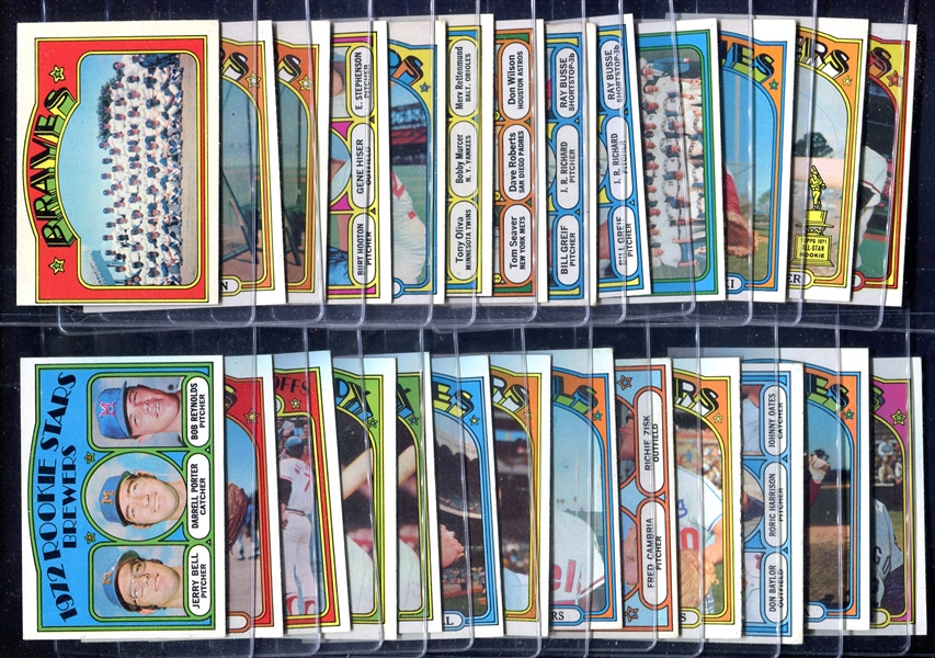 1972 Topps 23 Different w/HOFers and Stars