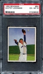 1950 Bowman #82 Whitey Lockman PSA 6