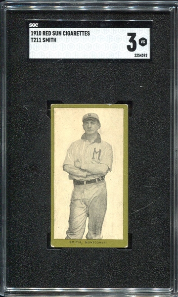 T211 Smith Montgomery SGC 3 Highest Graded