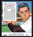 1953 Red Man #22 Dom Di Maggio with Tab Exmt