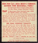 1953 Red Man #22 Dom Di Maggio with Tab Exmt
