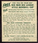 1954 Red Man #17AL Phil Rizzuto with Tab Exmt