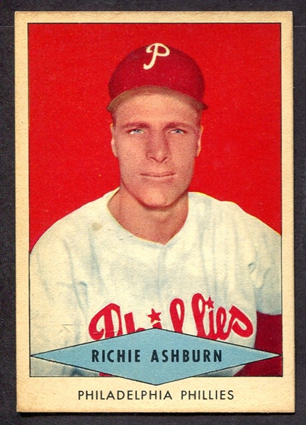 1954 Red Heart Richie Ashburn Exmt