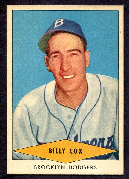 1954 Red Heart Billy Cox Exmt