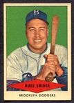 1954 Red Heart Duke Snider Brooklyn Dodgers