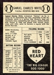 1954 Red Heart Sammy White Exmt