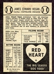 1954 Red Heart Jim Hegan Nrmt