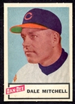 1954 Dan-Dee Dale Mitchell Cleveland Indians Ex+