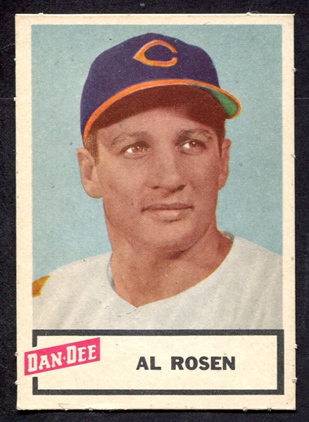 1954 Dan-Dee Al Rosen Cleveland Indians Ex