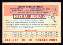 1954 Dan-Dee Al Rosen Cleveland Indians Ex