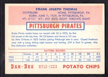1954 Dan-Dee Frank Thomas SP Pittsburgh Pirates EX+