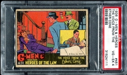 1936 G-Men #451 The Voice From the Ether Cone PSA 4