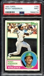 1983 Topps Rickey Henderson #180 PSA 9