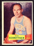 1957 Topps Basketball #80 Dick Schnittker 