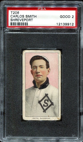 T206 Smith Shreveport PSA 2
