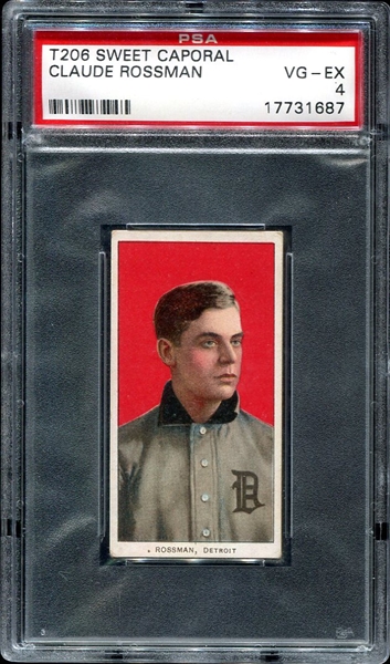 T206 Rossman Detroit PSA 4