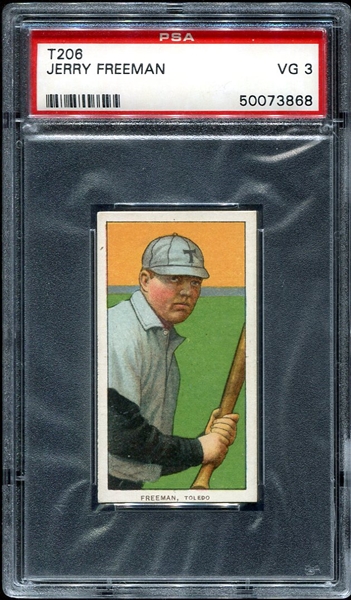 T206 Freeman Toledo PSA 3 Looks Nicer!