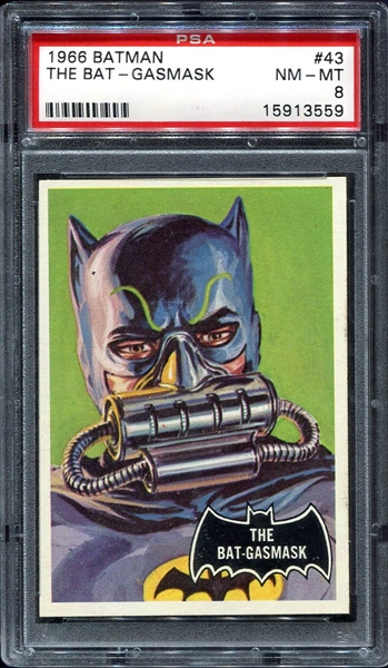 1966 Batman #43 The Bat-Gasmask PSA 8