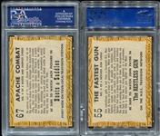 1958 Topps T.V. Westerns PSA 8 & 8.5