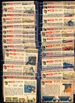 1955 Topps Rails and Sails 30 Diff. Exmt to Nrmt