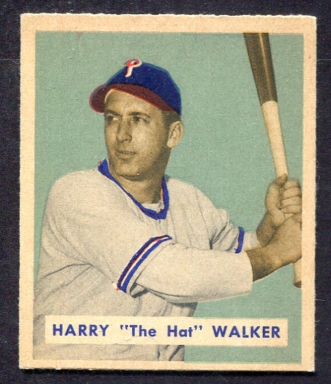 1949 Bowman #130 Harry Walker Chicago Cubs