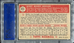 1952 Topps #355 Bobby Morgan PSA 4