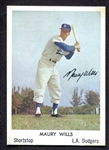 1960 Bell Brand Dodgers Maury Wills Nrmt