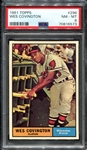 1961 Topps #296 Wes Covington PSA 8