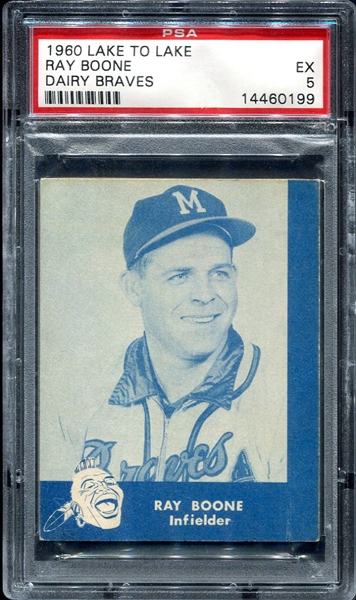 1960 Lake to Lake Dairy Ray Boone PSA 5