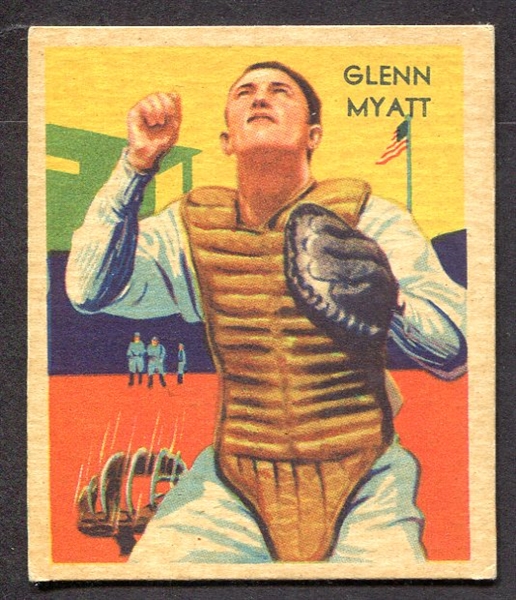 1935 Diamond Stars #58 Glenn Myatt EX