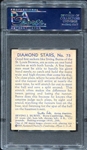 1936 Diamond Stars #75 Irving Burns PSA 6