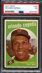 1959 Topps #390 Orlando Cepeda PSA 7