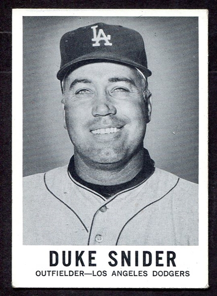1960 Leaf #37 Duke Snider L. A. Dodgers
