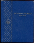 Buffalo Nickel Partial Set of 51 Coins in Album