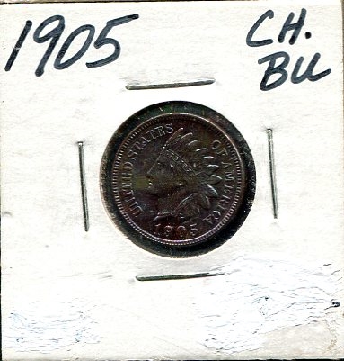 1905 Indian Head Cent CH BU 