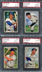 1952 Bowman 4 PSA 6 Cards