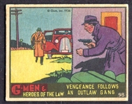 1936 G-Men #98 Vengeance Follows An Outlaw Gang