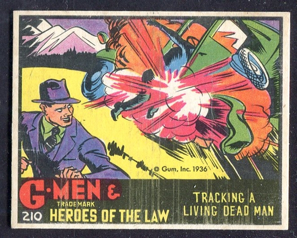 1936 G-Men #210 Tracking A Living Dead Man
