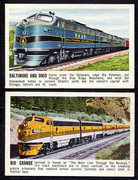 1955 Brachs Candies Railroad Pair