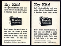 1955 Brach's Candies Railroad Pair