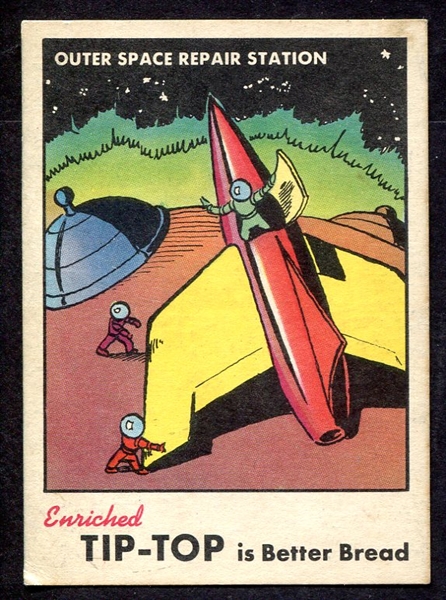 1954 Tip-Top Space Outer Space Repair Station Vg/Ex