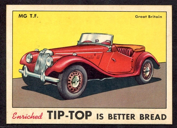 1954 Tip-Top Sports Cards MG T. F. Exmt