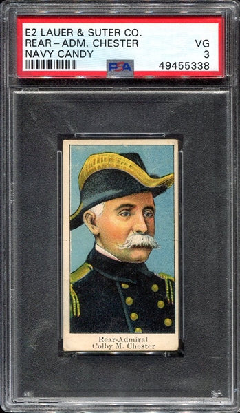 E2 Lauer & Suter Navy Caramel Rear Adm. Chester PSA 3