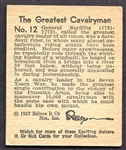 R21 Wolverine Gum #12 The Greatest Cavalryman EX
